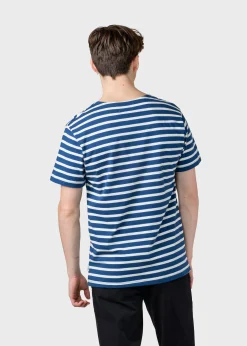 Klitmoller Collective T-shirts-Albert tee - Ocean/cream