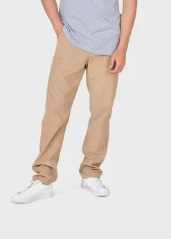 Klitmoller Collective Hosen-Allan cord pants - Sand Navy
