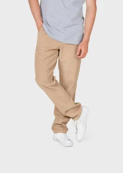 Klitmoller Collective Hosen-Allan cord pants - Sand Navy