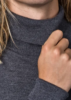 Klitmoller Collective Extra feine Merinowolle-Anders knit - Anthracite Navy