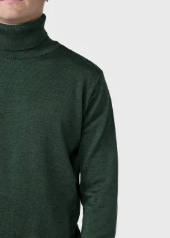 Klitmoller Collective Strick-Anders knit - Moss Green Navy