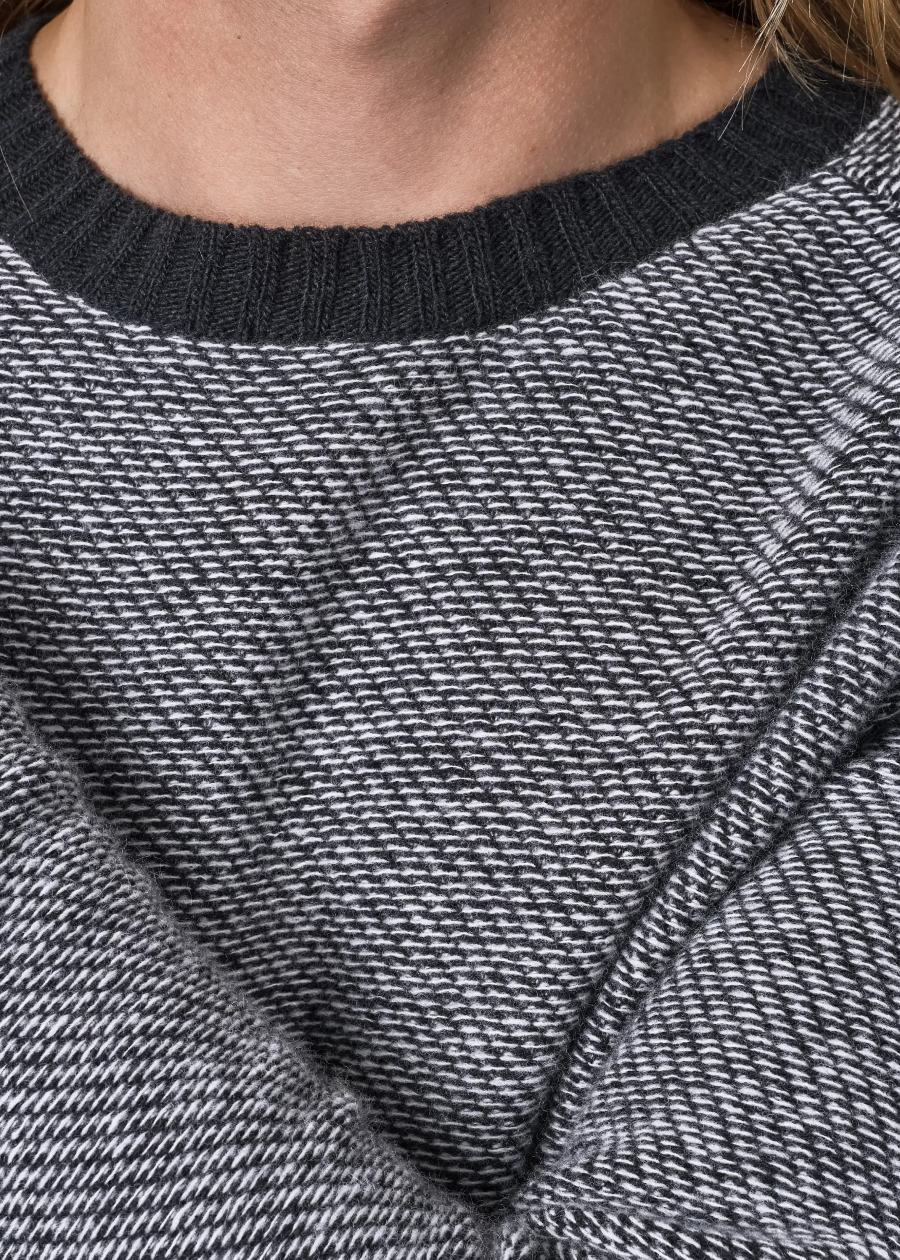 Klitmoller Collective Strick-Anders knit - Olive Navy