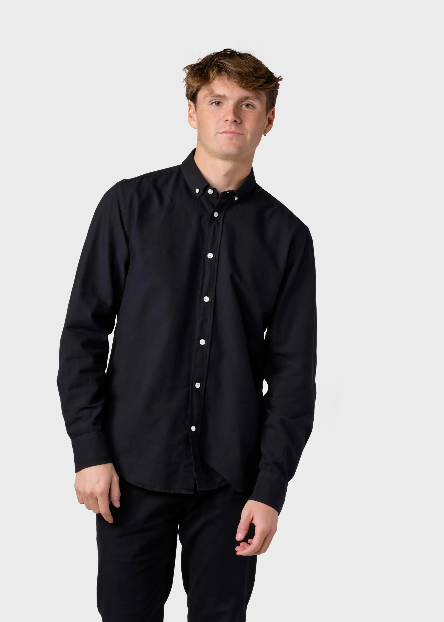 Klitmoller Collective Hemden-Basic shirt - Black Navy