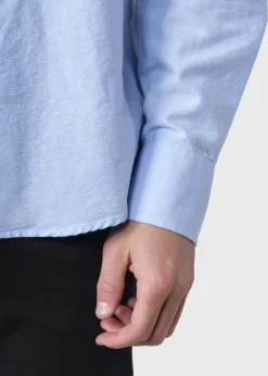 Klitmoller Collective Hemden-Basic shirt - Blue melange Navy