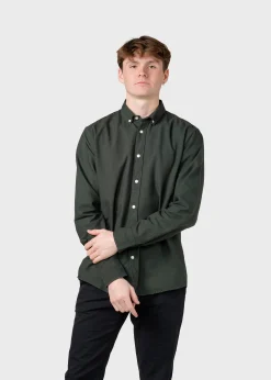 Klitmoller Collective Hemden-Basic shirt - Olive Navy
