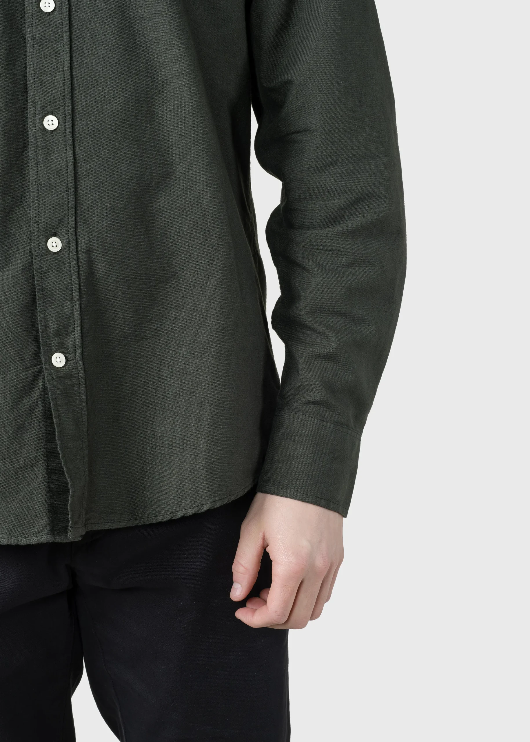 Klitmoller Collective Hemden-Basic shirt - Olive Navy