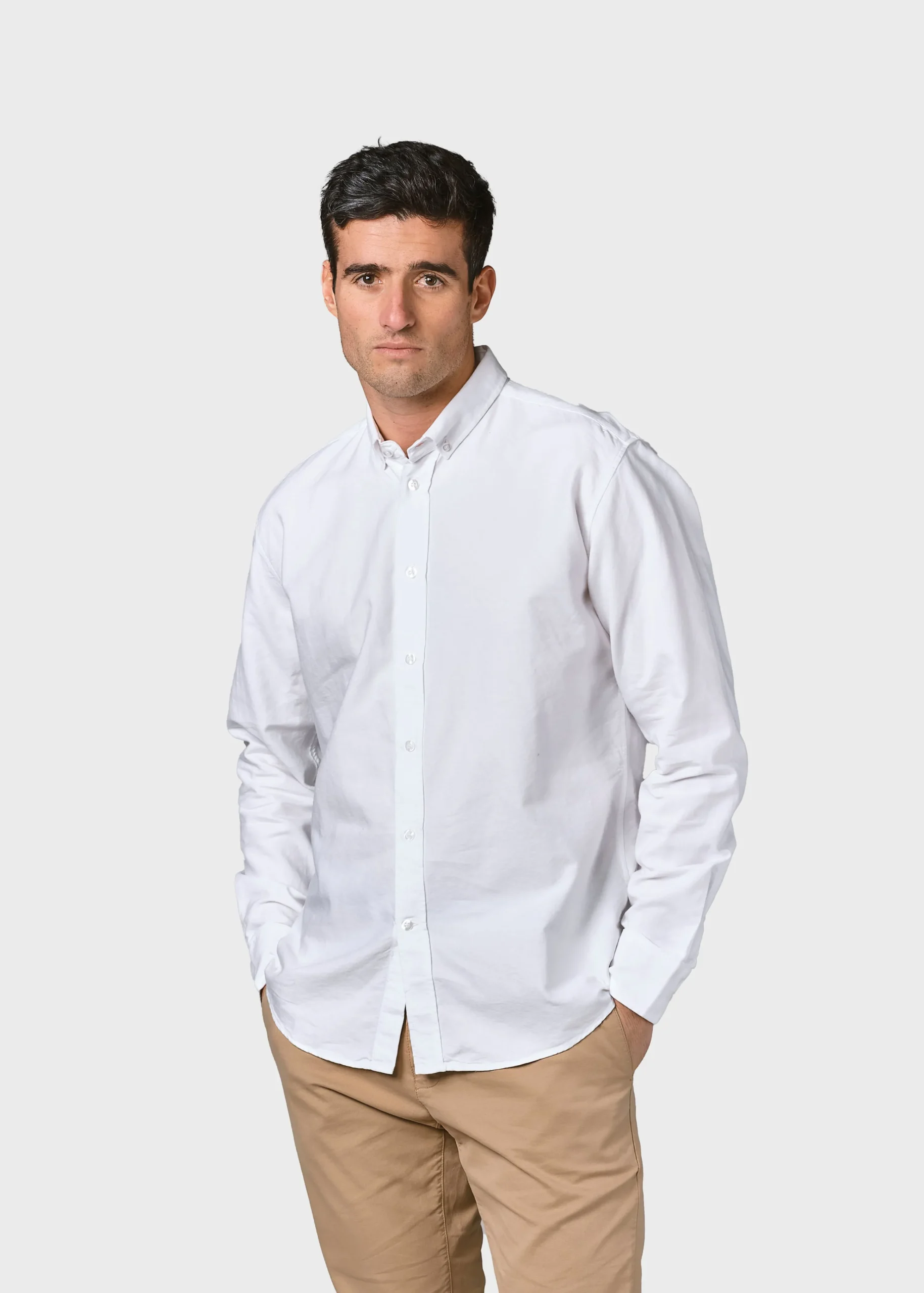 Klitmoller Collective Hemden-Basic shirt - White Navy