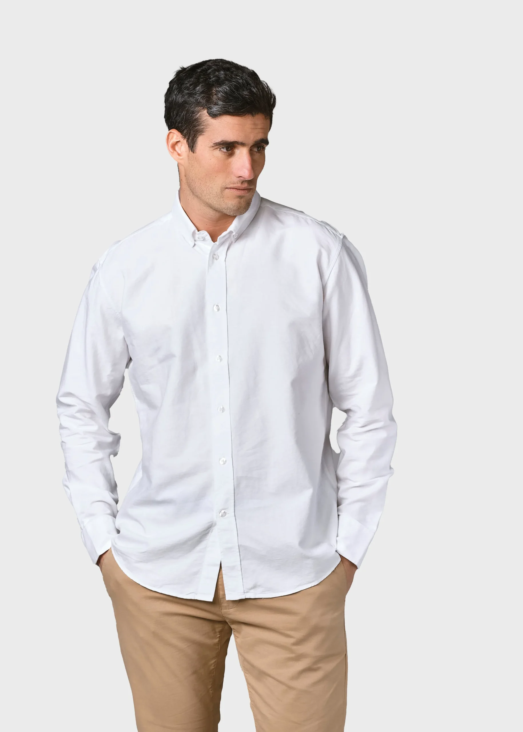Klitmoller Collective Hemden-Basic shirt - White Navy