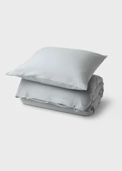 Klitmoller Collective Bettwäsche 140x200 / 80x80-Bed set - Plain - 140 x 200 + 80 x 80 - Pastel grey Pastelgrey