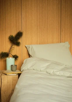 Klitmoller Collective Bettwäsche-Bed set - Plain - 140 x 200 + 60 x 70 - Sage White