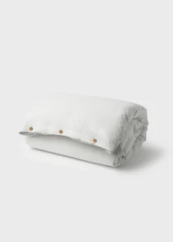 Klitmoller Collective Bettwäsche 140x200 /60x70-Bed set - Plain - 140 x 200 + 60 x 70 - White