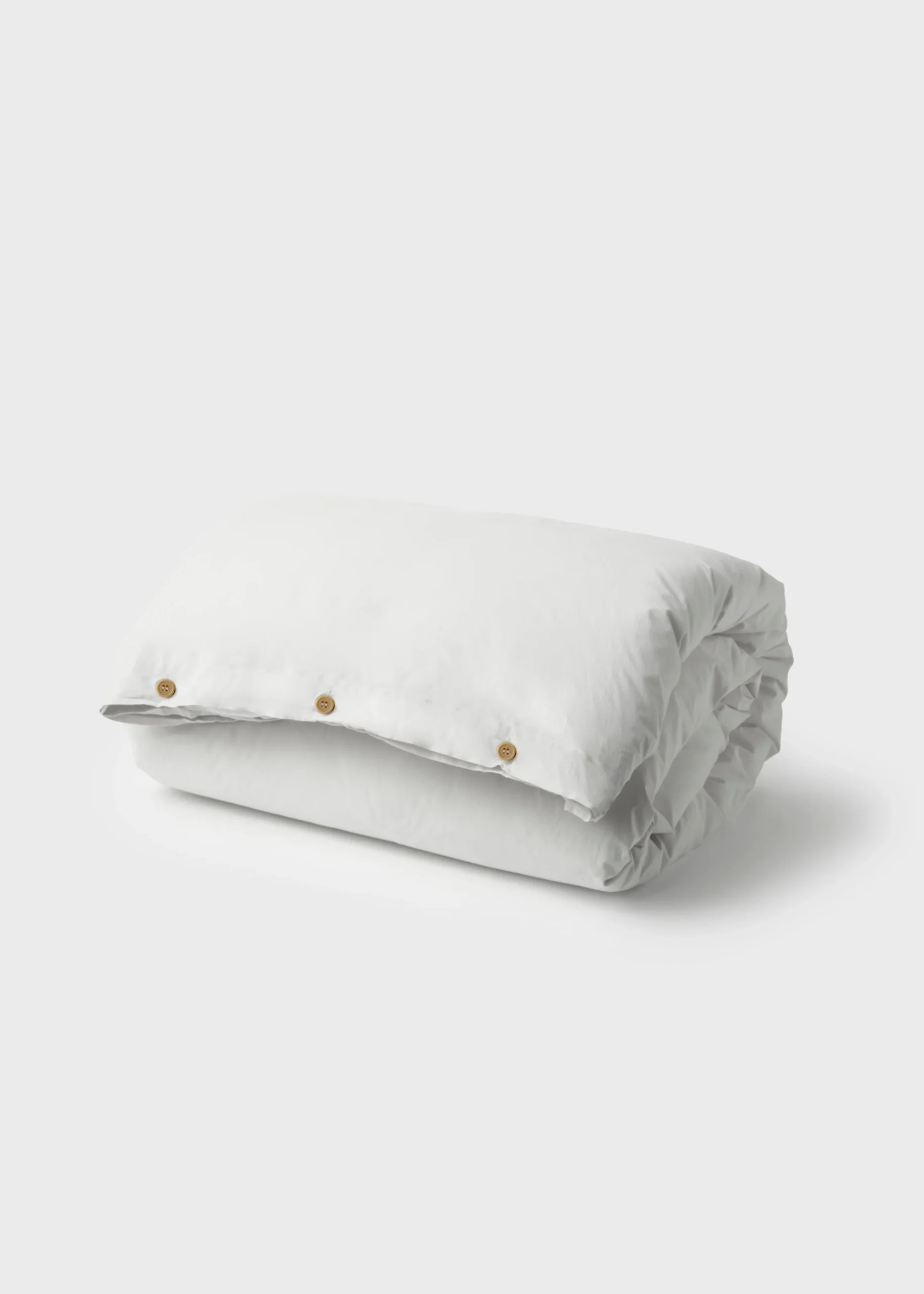 Klitmoller Collective Bettwäsche 140x220 /60x70-Bed set - Plain - 140 x 220 + 60 x 70 - White