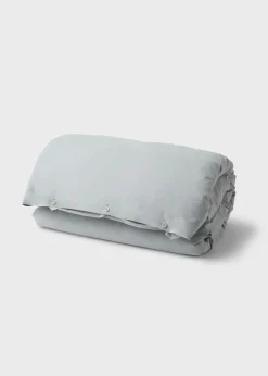 Klitmoller Collective Bettwäsche 140x220 / 80x80-Bed set - Plain - 140 x 220 + 80 x 80 - Pastel grey Pastelgrey