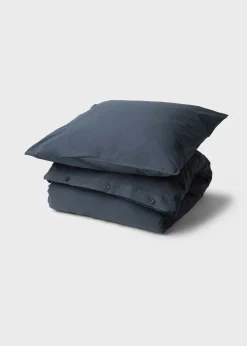 Klitmoller Collective Bettwäsche-Bed set - Plain - 140 x 220 + 60 x 70 - Navy White