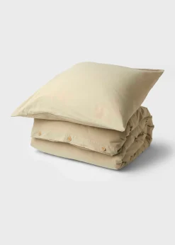 Klitmoller Collective Bettwäsche-Bed set - Plain - 140 x 200 + 80 x 80 - Sand Pastelgrey