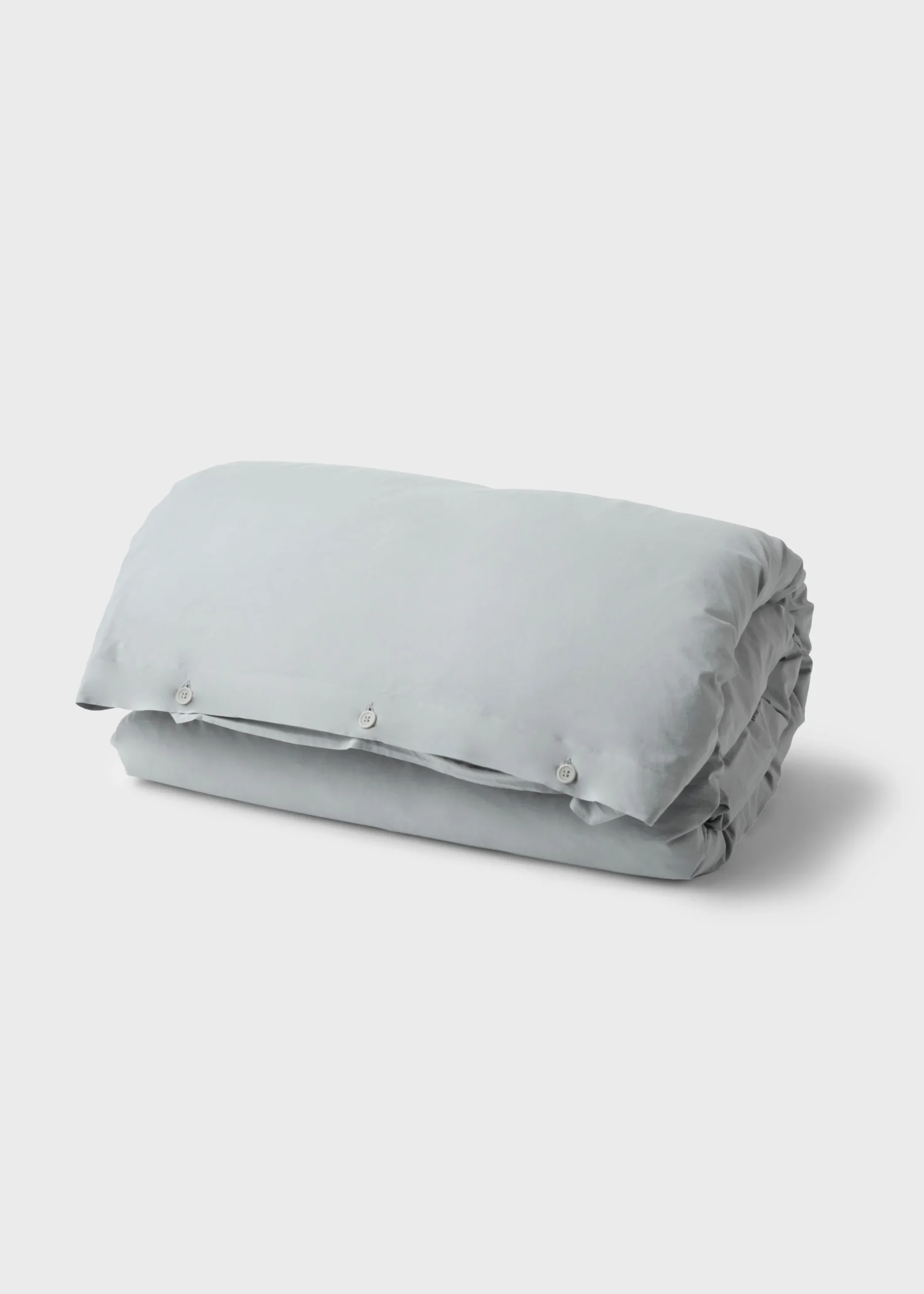 Klitmoller Collective Bettwäsche-Bed set - Plain - 140 x 200 + 60 x 70 - Pastel grey White