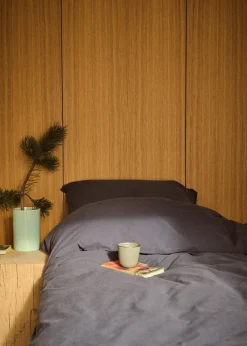 Klitmoller Collective Bettwäsche-Bed set - Plain - 140 x 220 + 80 x 80 - Navy Pastelgrey