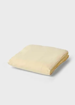Klitmoller Collective Bettwäsche-Bed sheet 90 x 200 x 30 - Lemon sorbet White