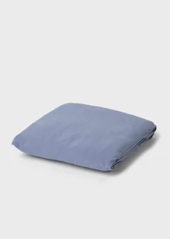 Klitmoller Collective Bettwäsche-Bed sheet 180 x 200 x 30 - Light blue White