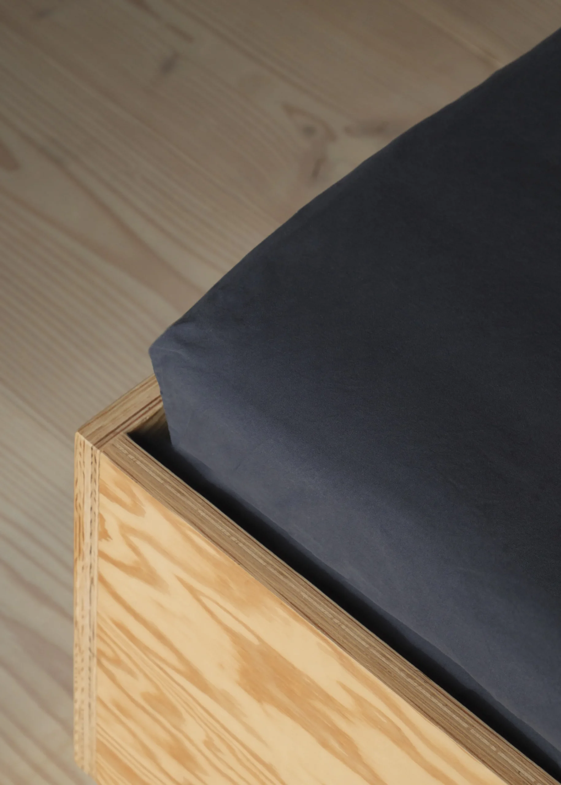 Klitmoller Collective Bettwäsche-Bed sheet 180 x 200 x 30 - Navy White