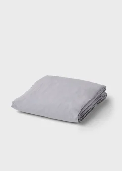 Klitmoller Collective Bettwäsche-Bed sheet 180 x 200 x 30 - Pastel grey White