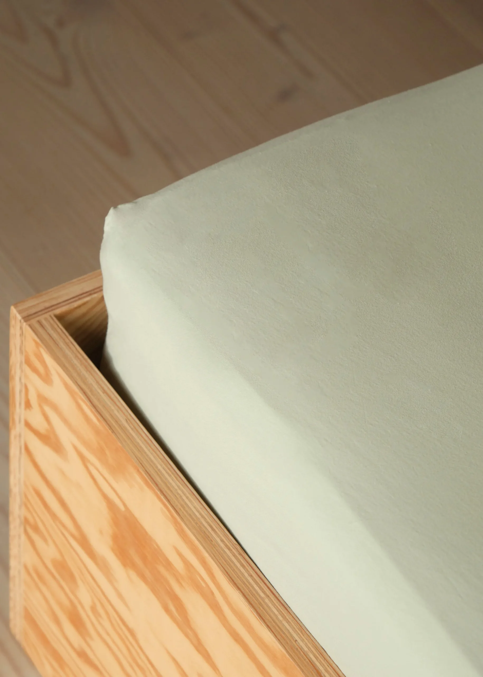 Klitmoller Collective Bettwäsche-Bed sheet 90 x 200 x 30 - Sage White