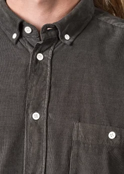 Klitmoller Collective Hemden-Benjamin corduroy shirt - Olive