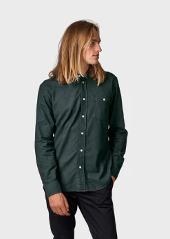 Klitmoller Collective Hemden-Benjamin lumber shirt - Olive MossGreen