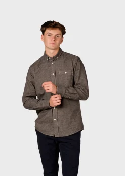 Klitmoller Collective Hemden-Benjamin lumber shirt - Sand MossGreen