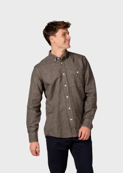 Klitmoller Collective Hemden-Benjamin lumber shirt - Sand MossGreen