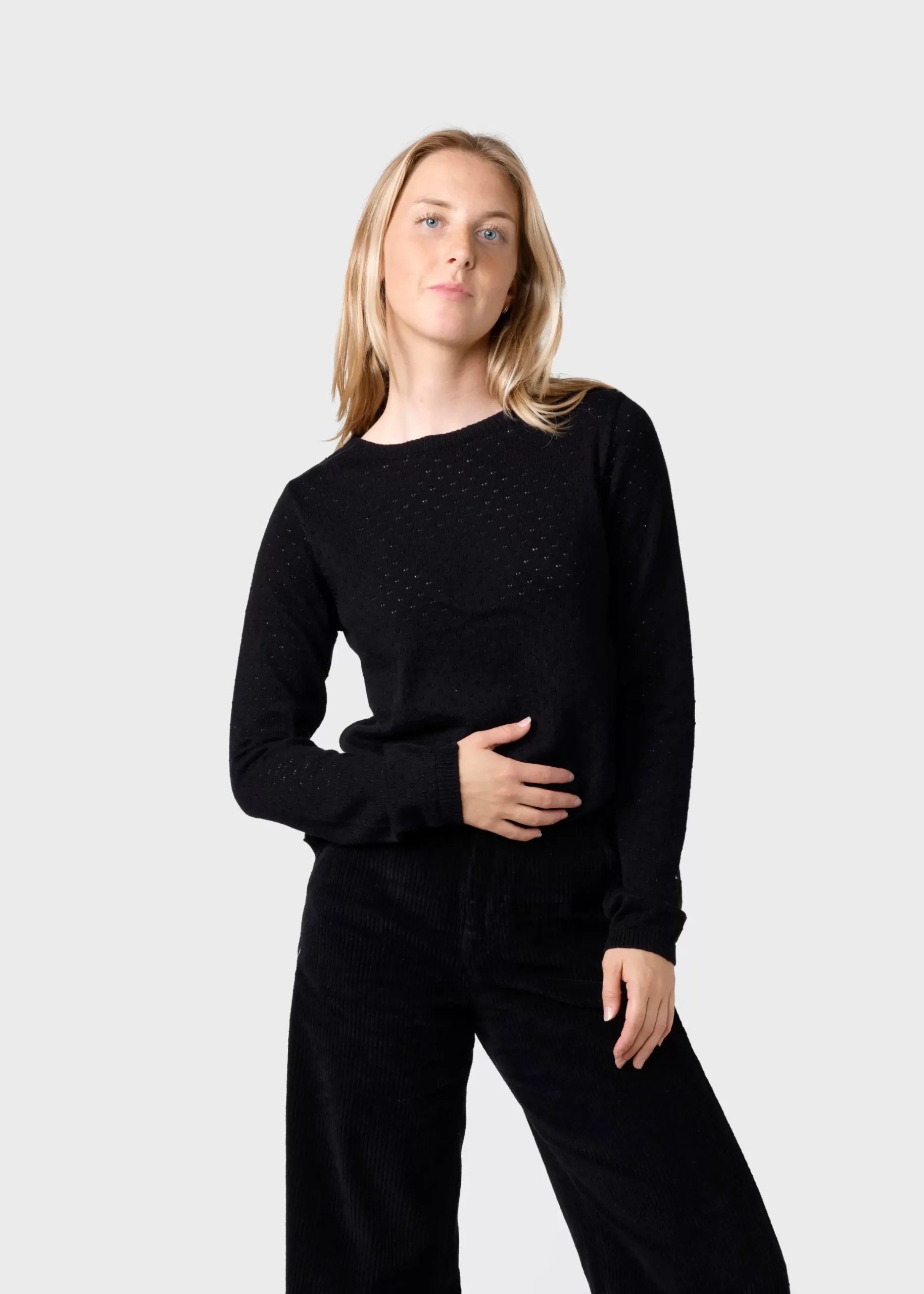 Klitmoller Collective Baumwolle/Kashmir-Birla knit - Black