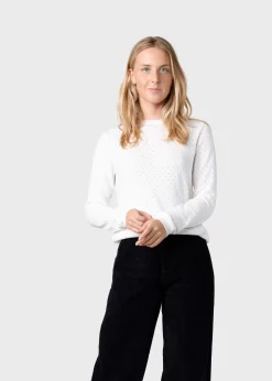 Klitmoller Collective Strick-Birla knit - Cream Black
