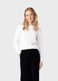 Klitmoller Collective Strick-Birla knit - Cream Black