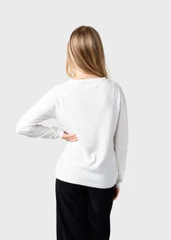 Klitmoller Collective Strick-Birla knit - Cream Black