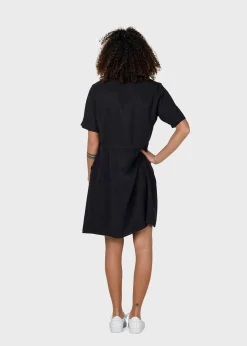 Klitmoller Collective Kleider-Bjørk dress - Black Skyblue