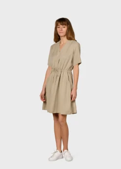 Klitmoller Collective Kleider-Bjørk dress - Sand Skyblue