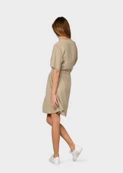Klitmoller Collective Kleider-Bjørk dress - Sand Skyblue