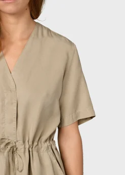 Klitmoller Collective Kleider-Bjørk dress - Sand Skyblue