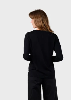 Klitmoller Collective Strick-Charlotte knit - Black Olive