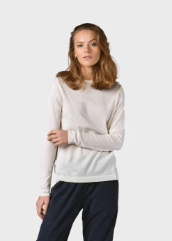 Klitmoller Collective Strick-Charlotte knit - Cream Olive