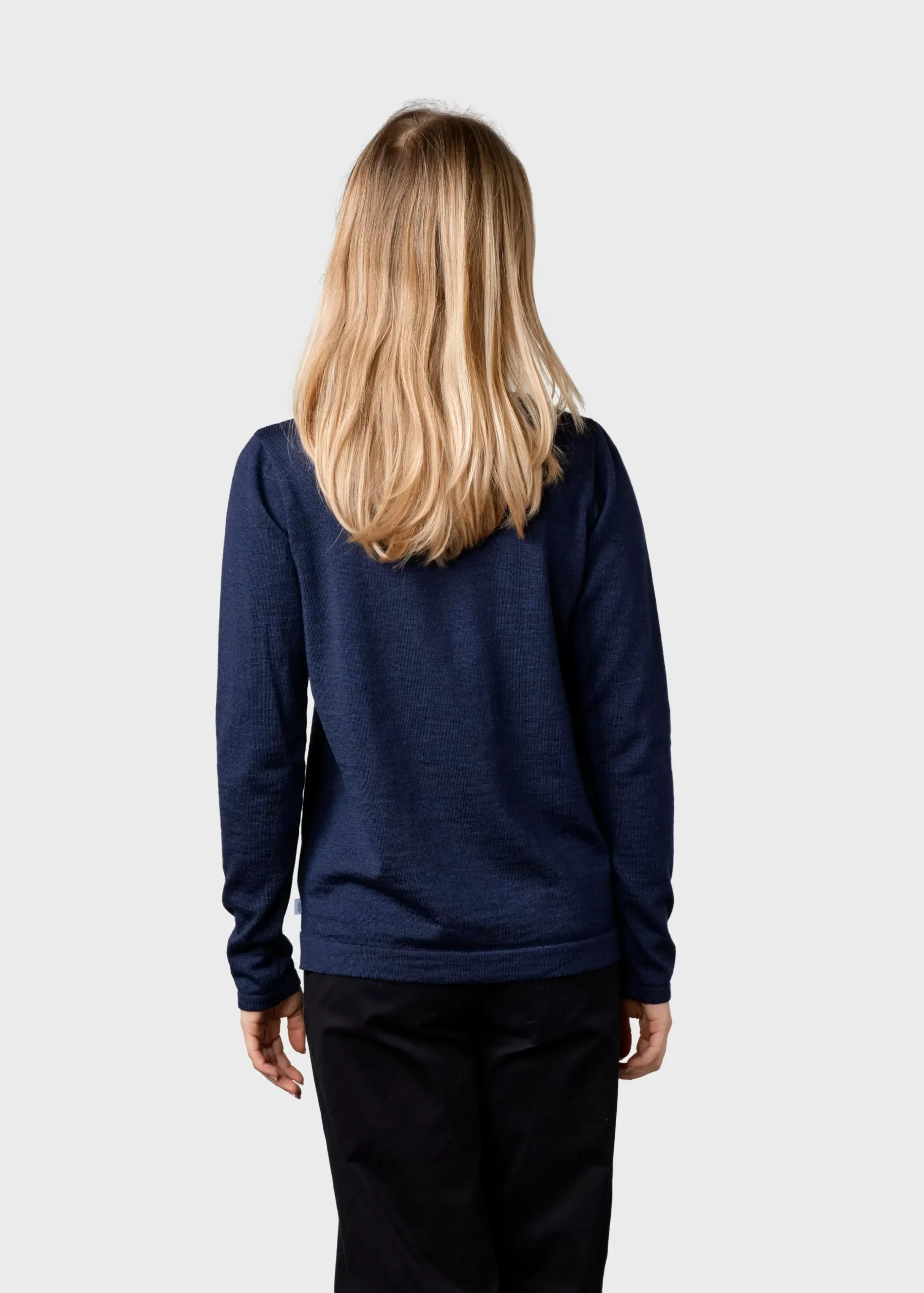 Klitmoller Collective Strick-Charlotte knit - Deep blue Olive