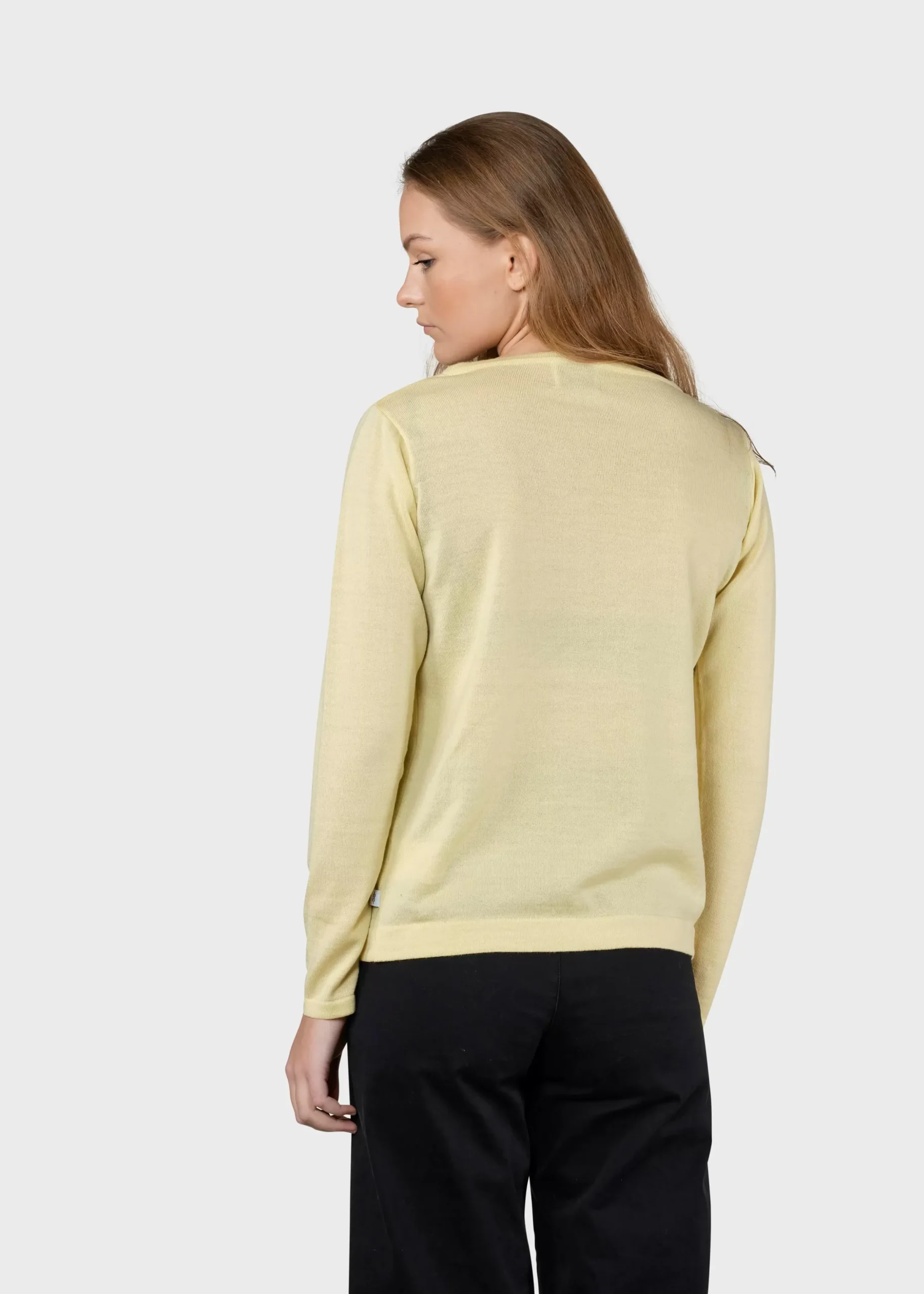 Klitmoller Collective Strick-Charlotte knit - Lemon sorbet Olive