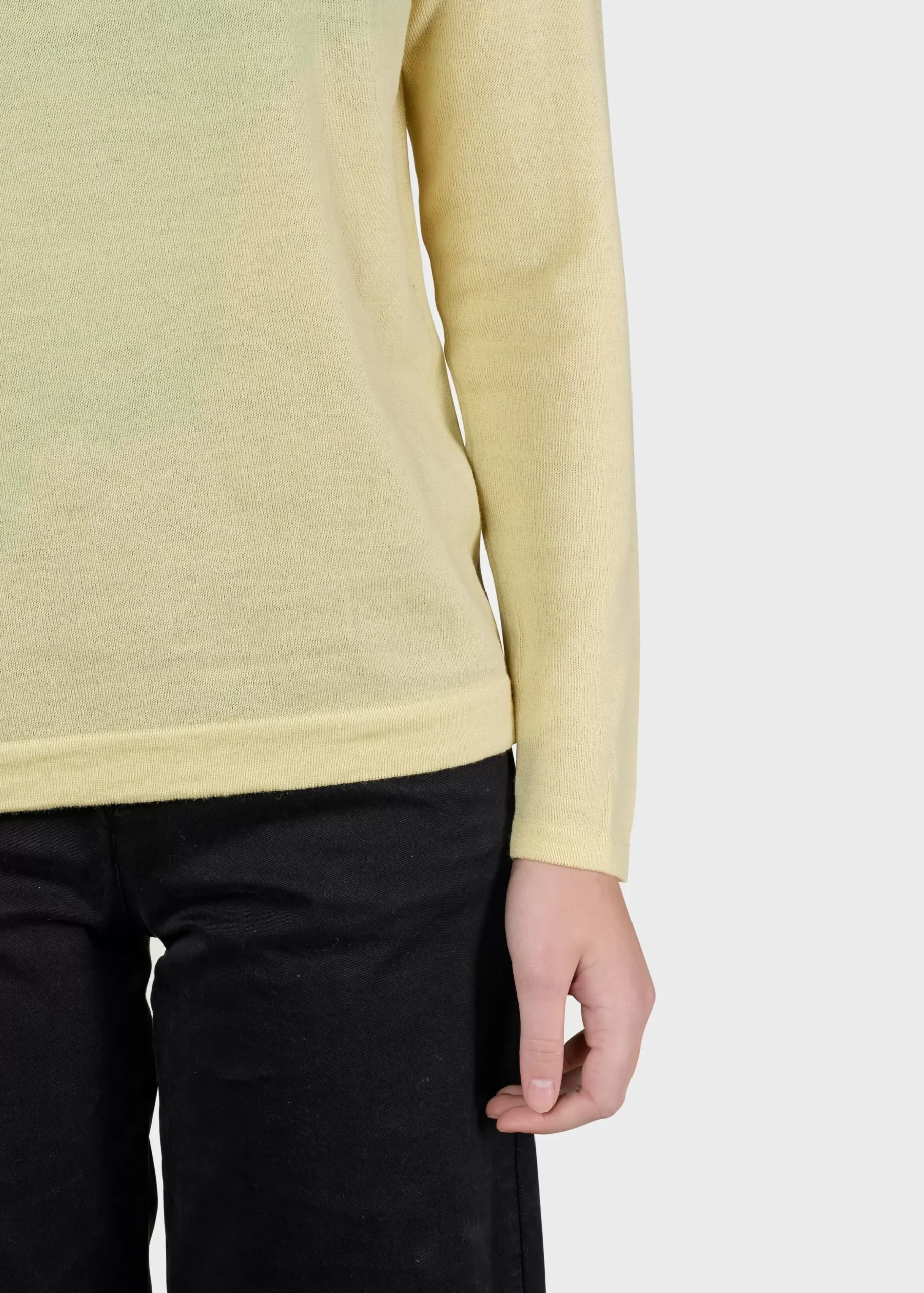 Klitmoller Collective Strick-Charlotte knit - Lemon sorbet Olive