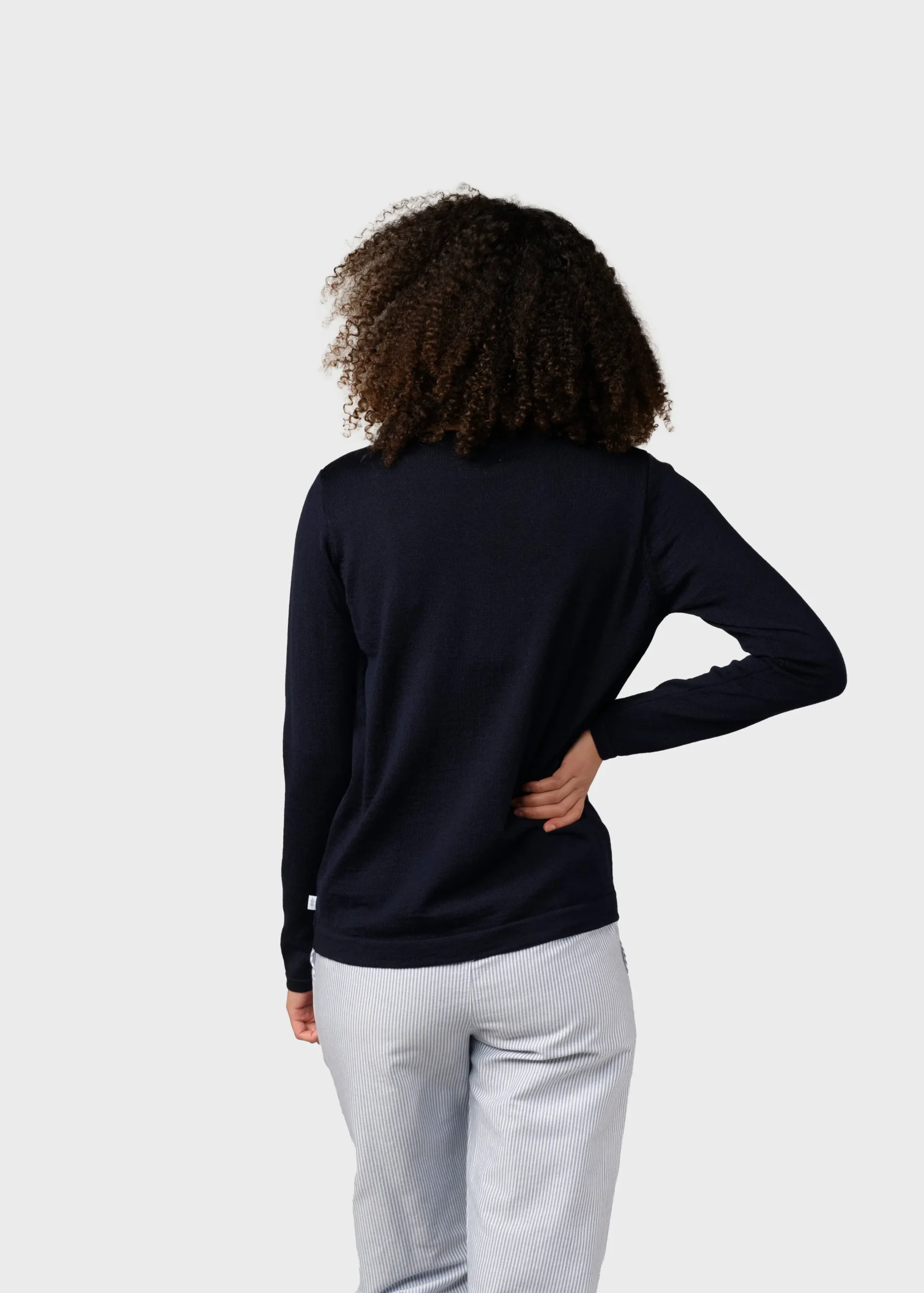 Klitmoller Collective Strick-Charlotte knit - Navy Olive