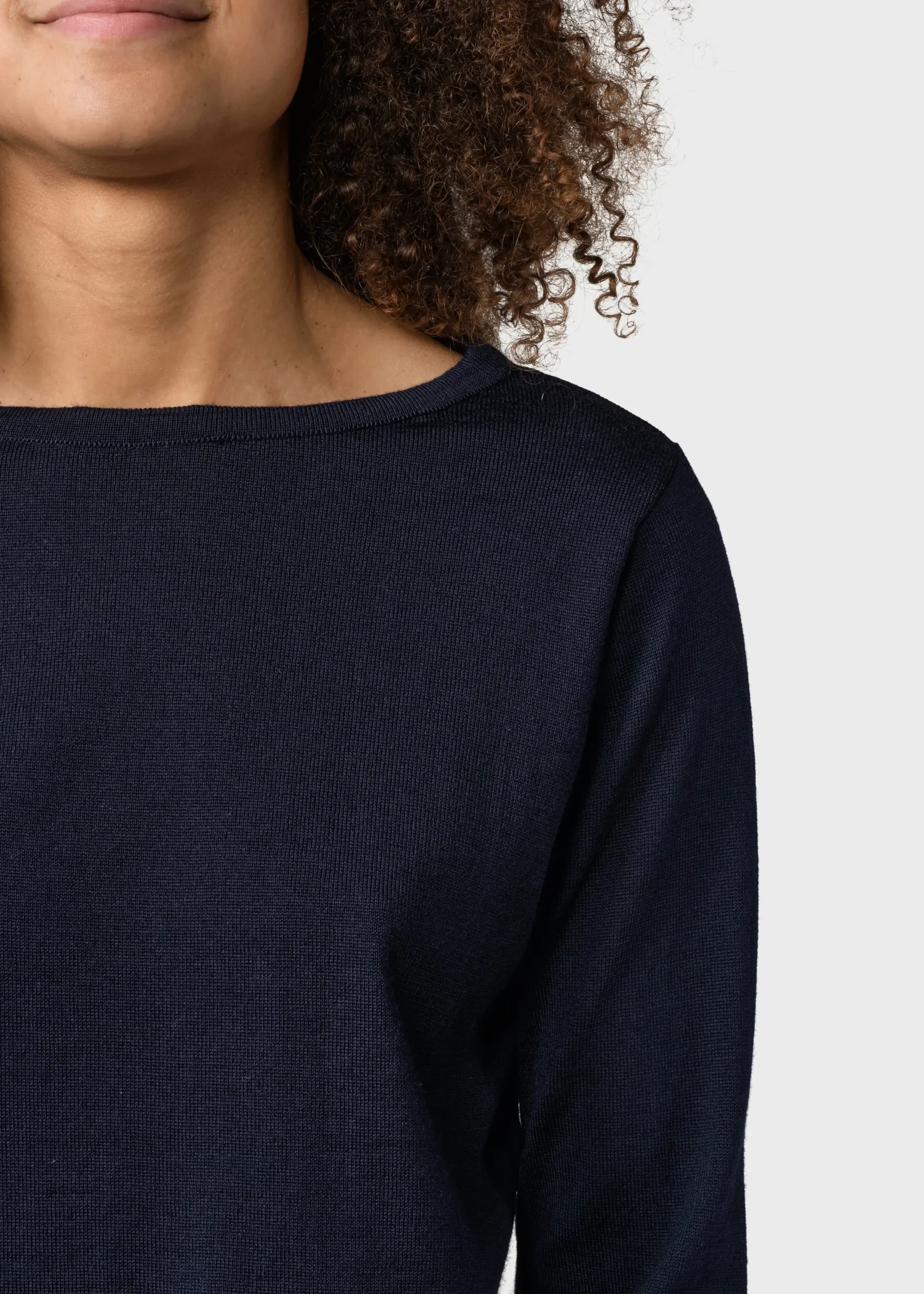 Klitmoller Collective Strick-Charlotte knit - Navy Olive