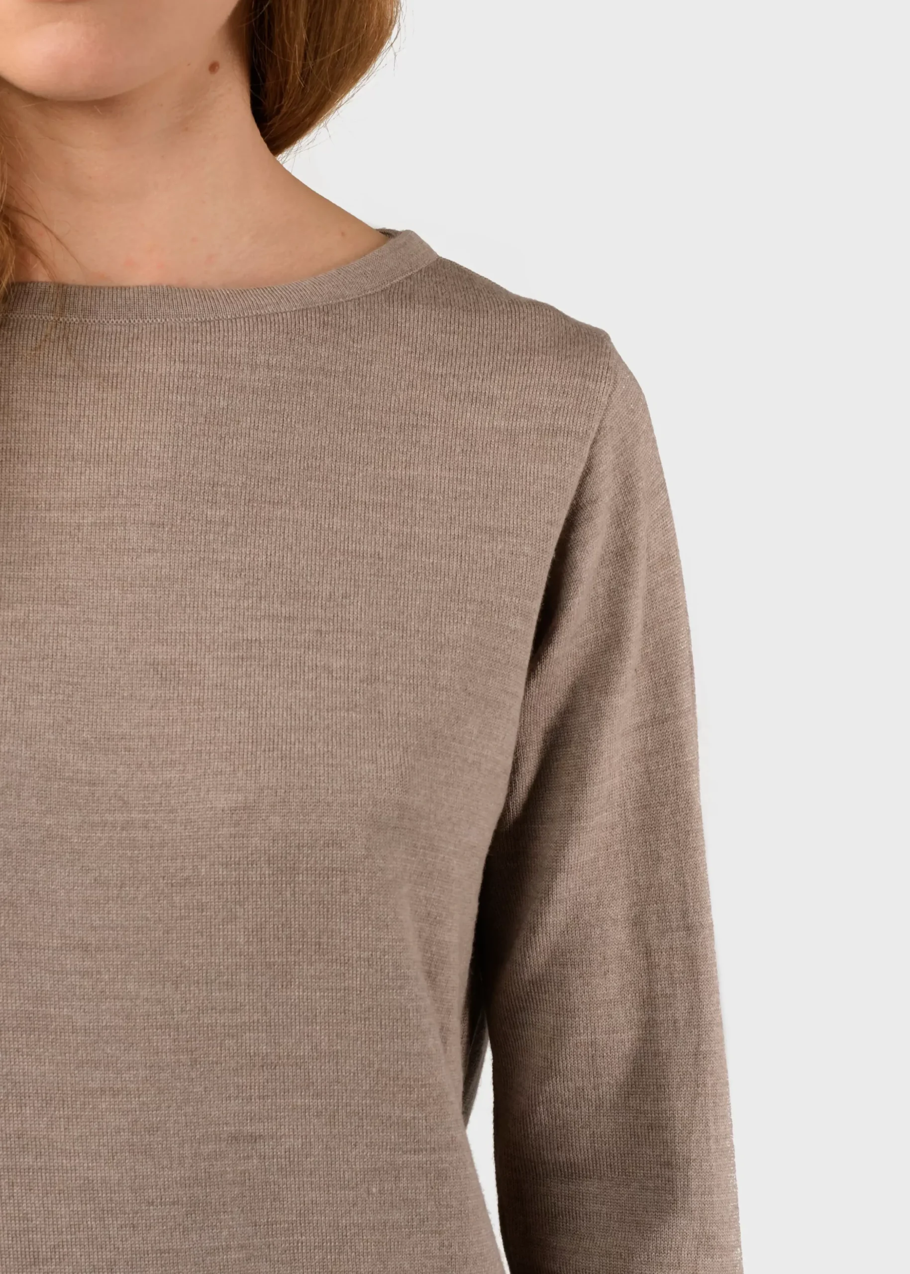 Klitmoller Collective Strick-Charlotte knit - Sand Olive