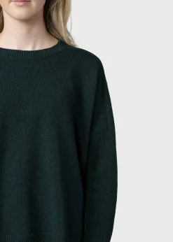 Klitmoller Collective Strick-Cirkeline knit - Moss Green Black