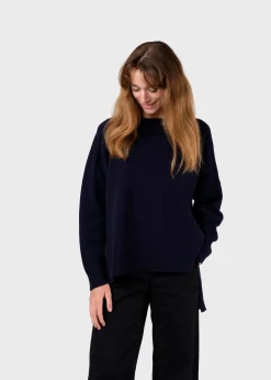 Klitmoller Collective Strick-Cirkeline knit - Navy Black