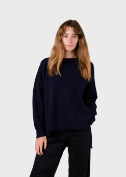 Klitmoller Collective Strick-Cirkeline knit - Navy Black