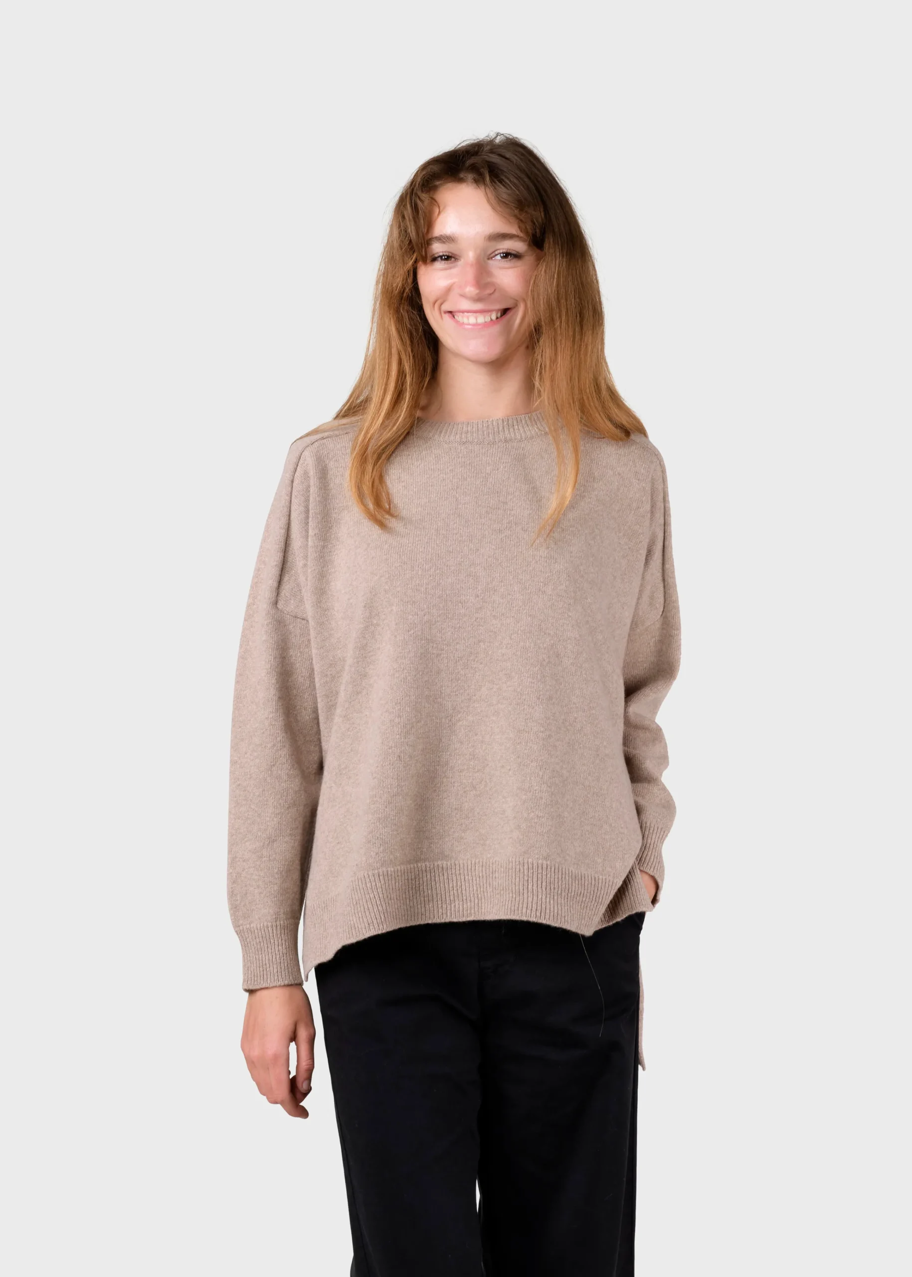 Klitmoller Collective Strick-Cirkeline knit - Sand Black